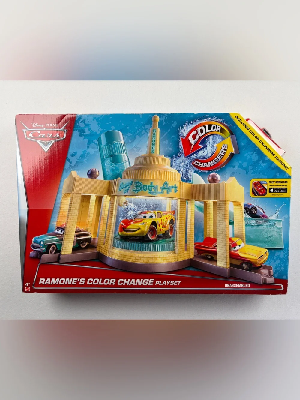 NWT Ramone’s Color Chance Playset - Open Box - Color Changers Disney Pixar